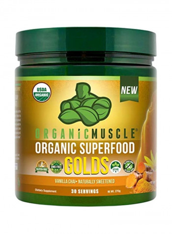 Organic Superfood Golds Powder - Vanilla Chai