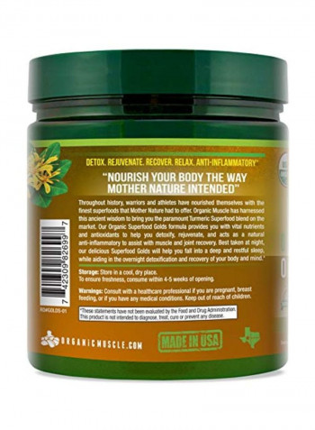 Organic Superfood Golds Powder - Vanilla Chai