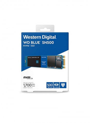 SN500 NVMe Internal SSD Solid State Drive 500GB Blue