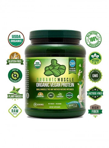 Organic Vegan Protein Dietary Supplement - Vanilla