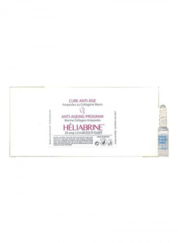 20-Piece Anti Aging Program Marine Collagen Ampoules 1ml