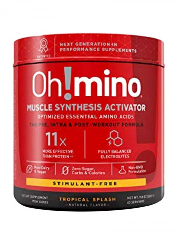 Muscle Synthesis Activator Supplement Powder - Tropical Splash