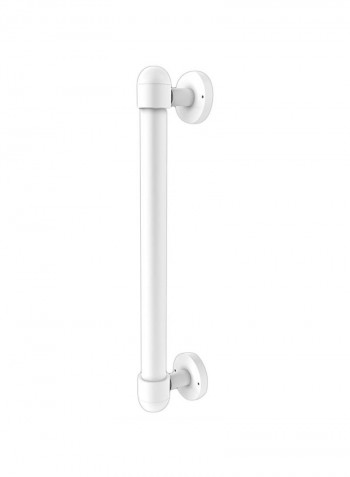 Brass Door Pull Handle Matte White 8inch
