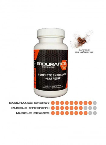 Complete Endurance Plus Caffeine Dietary Supplement - 120 Capsules