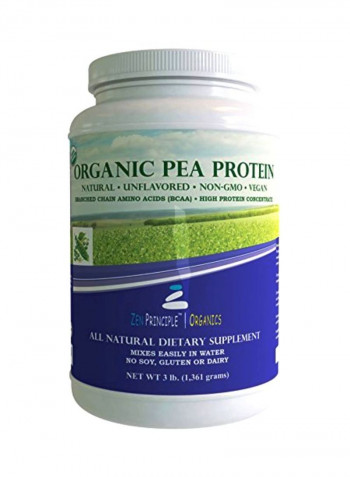 Organic Pea Protein Powder Dietary Supplement