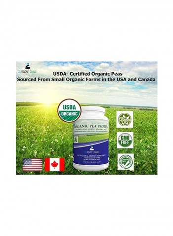 Organic Pea Protein Powder Dietary Supplement