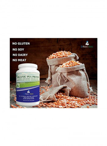 Organic Pea Protein Powder Dietary Supplement