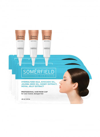 Pack Of 3 Somerfield Intense Professional Hair Mask Cap Set 1.35ounce