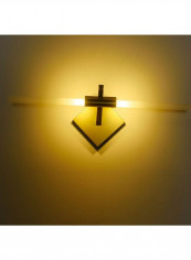 Modern Rotatable Double-headed Tree Wall Lamp Yellow Light 40x20x65centimeter