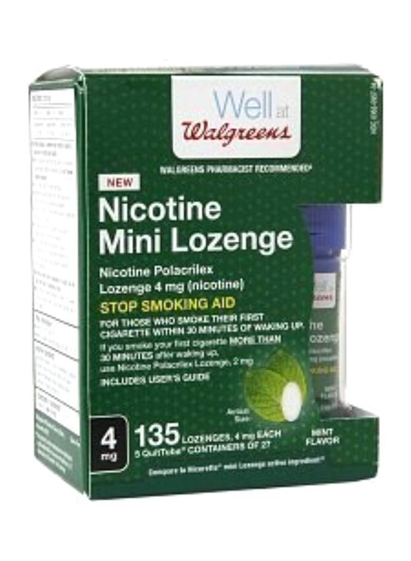 Nicotine Mini-Lozenge 4mg - 135 Lozenge