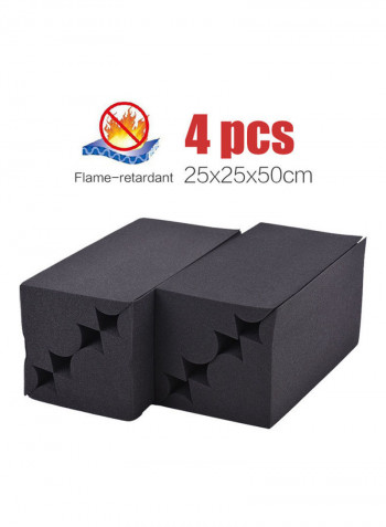 4-Piece Studio Acoustic Foams Sponge