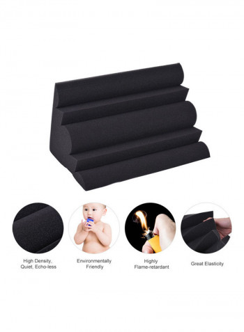 4-Piece Studio Acoustic Foams Sponge
