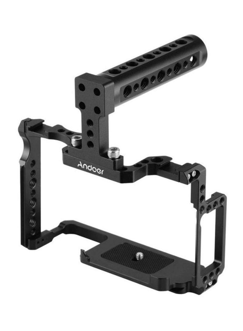 Camera Cage with Top Handle Kit Black