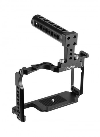 Camera Cage with Top Handle Kit Black