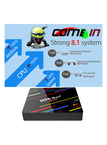 Smart TV Box H96 Max Multicolour
