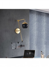 G4 LED Glass Wall Light Black Glass Cover 45*20*55centimeter
