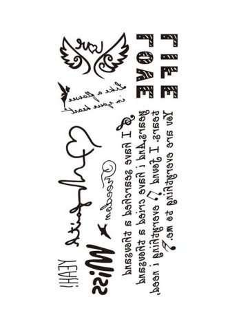 Cartoon Pattern Waterproof Temporary Tattoo Sticker