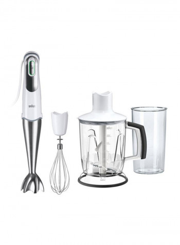 Hand Blender MQ745 White/Silver/Clear