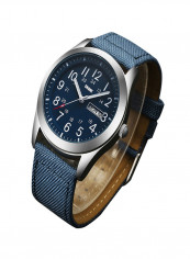 Men's Casual Round Shaped Dial Quartz Analog Watch NNSB03703991