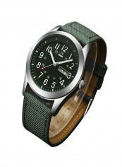 Men's Casual Round Shaped Dial Quartz Analog Watch NNSB03703992