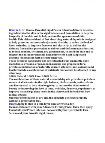 Essential Lipid Power Infusion 2ounce