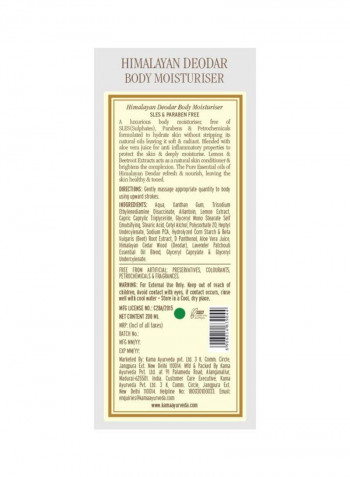 Himalayan Deodar Body Moisturiser 200ml