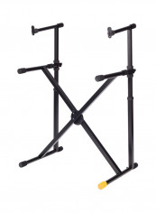 KS210B EZ-LOK Double Tier X-Keyboard Stand