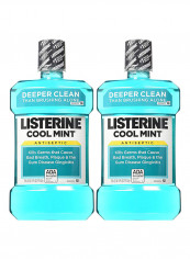 Pack Of 2 Antiseptic Cool Mint Mouthwash Blue 2 x 1.5L