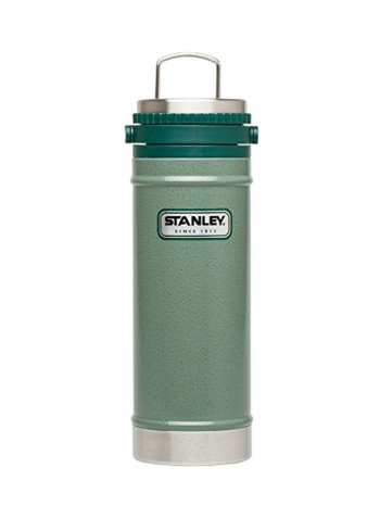 Vacuum Insulated Jug Green/Silver 16ounce