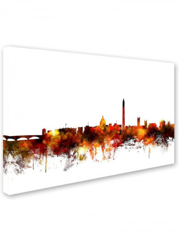 Washington Dc Skyline Iv Canvas Wall Art Multicolour 22 x 32inch