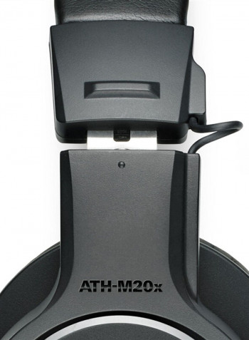 ATH M20X Closed Back Wired Over-Ear Headset Black