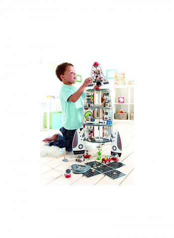 Discovery Space Center Kid's Wooden Playscape Set With Accessories