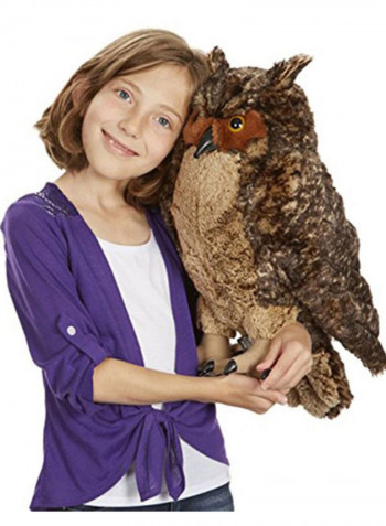 Giant Owl Lifelike Stuffed Animal 17inch