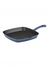 Square Grill Pan Blue/Black 9.25inch reviews Square Grill Pan Blue/Black 9.25inch