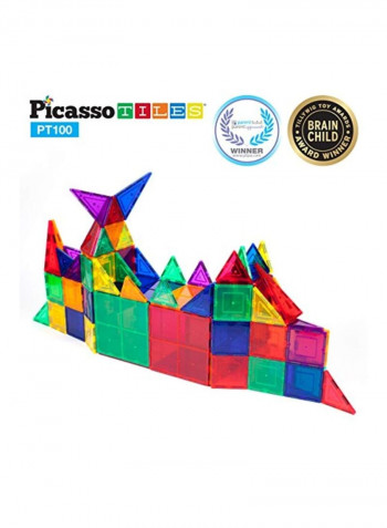 100-Piece Magnet Building Blocks PT100