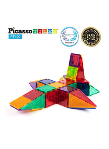 100-Piece Magnet Building Blocks PT100