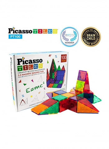 100-Piece Magnet Building Blocks PT100