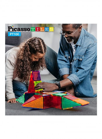 100-Piece Magnet Building Blocks PT100