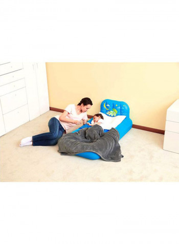 Fisher Price 1-Person Dream Glimmers Kids Air Bed Blue 250g