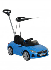Ride-On Push Car With Handle And Canopy 95.5x94.8cm