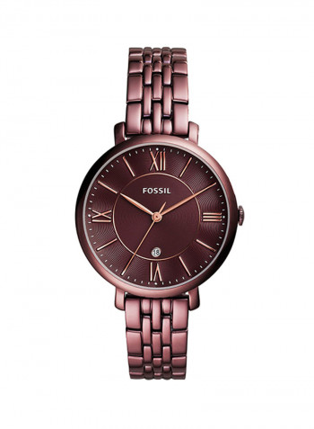 Women's Stainless Steel Analog Wrist Watch ES4100