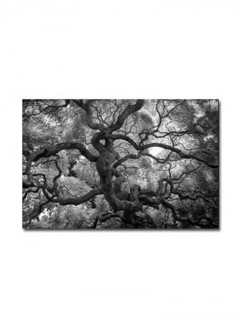 Motivations Canvas Wall Art Black/Grey 16 x 24inch
