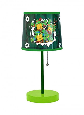 Teenage Mutant Ninja Turtles Table Lamp Green/Yellow/White