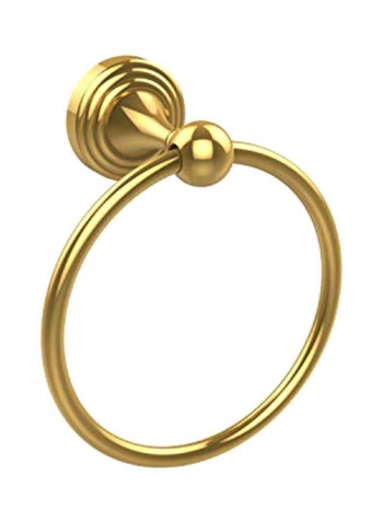 Sag Harbor Collection Towel Ring Gold 6inch