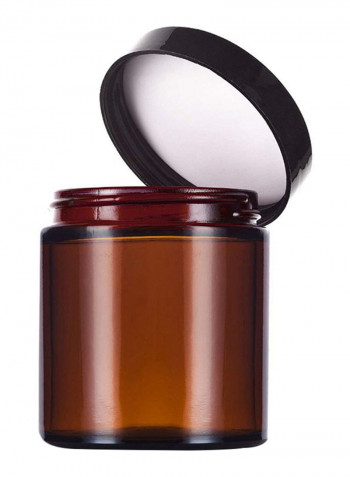 12-Piece Amber Straight Sided Jar With Spatula Set Dark Brown
