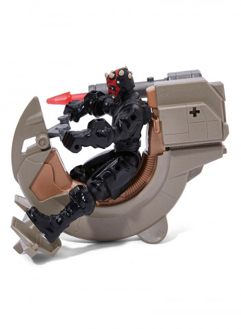 Mashers Sith Speeder And Darth Maul Figure Toy 6-Inch