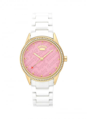 Women's Stone Studded Analog Watch JC1172PKWT