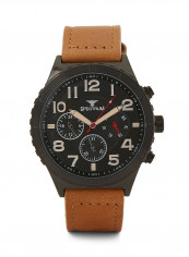 Leather Chronograph Watch S25153G-6