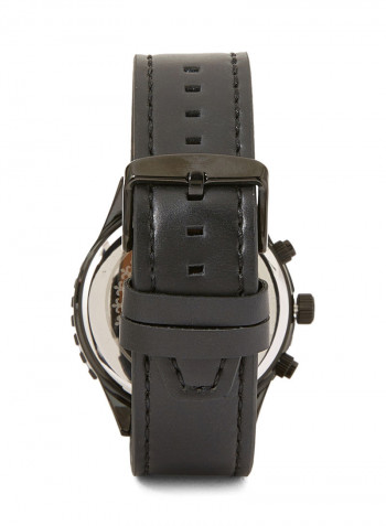 Leather Chronograph Watch S25153G-7