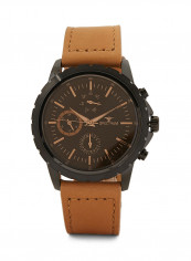 Leather Chronograph Watch S25154G-6